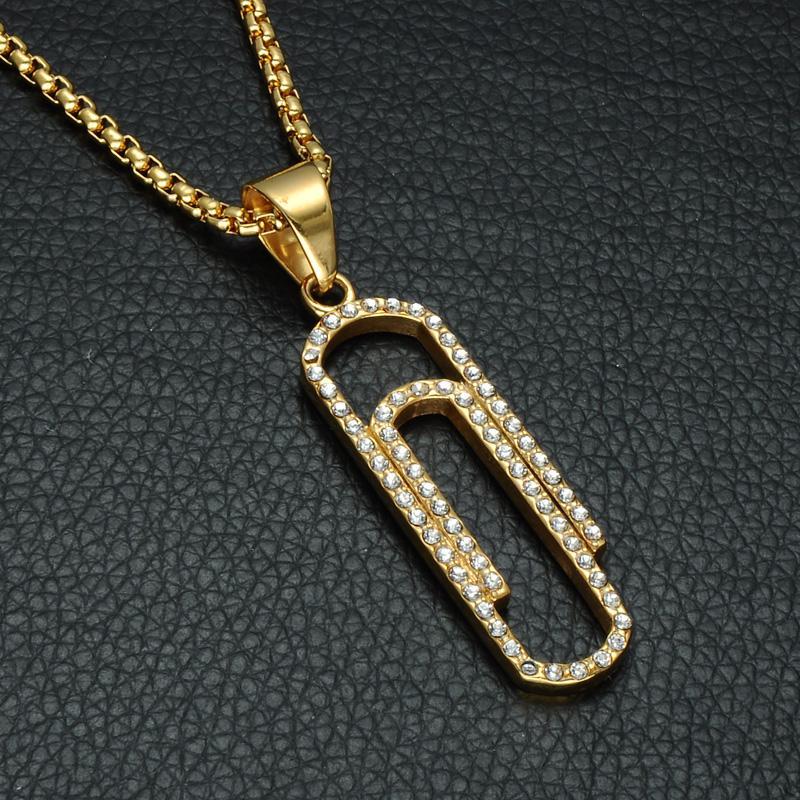 Iced Out Paperclip Chain