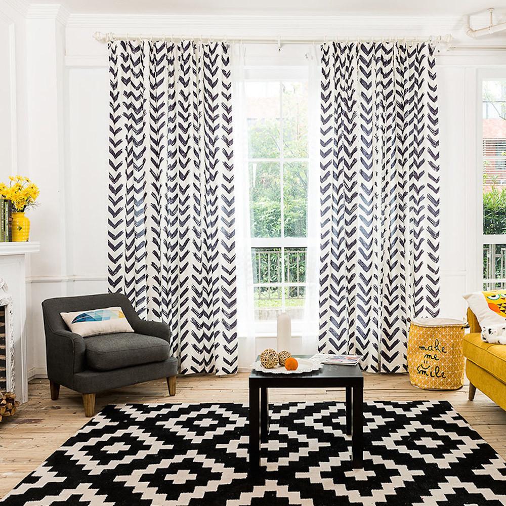 Drapes with Classic Strip Inkflow