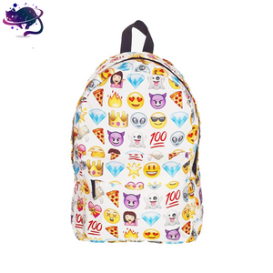 White Emoji Backpack