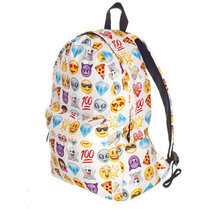 White Emoji Backpack