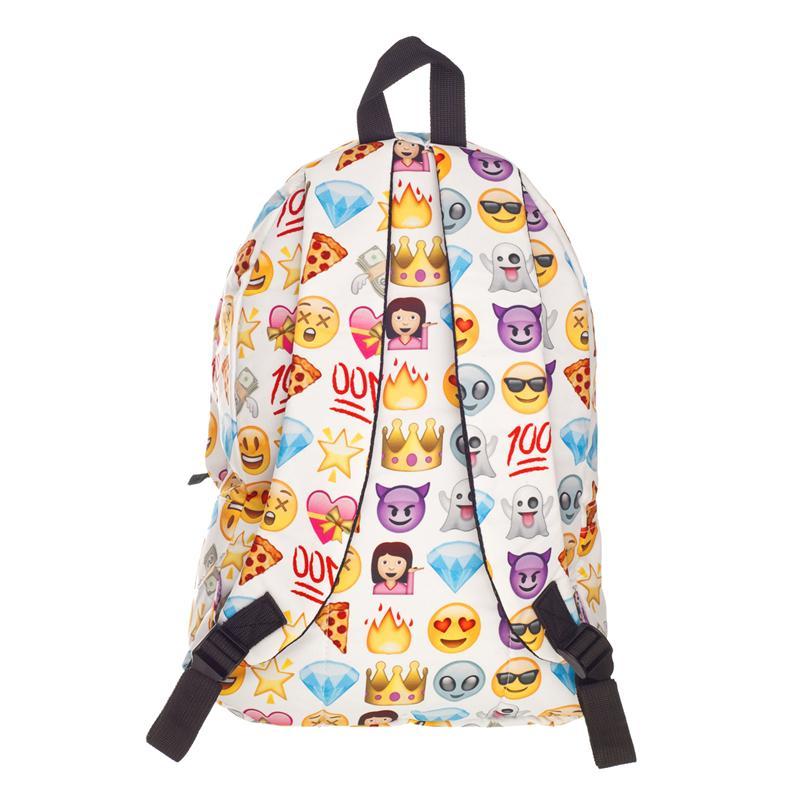 White Emoji Backpack